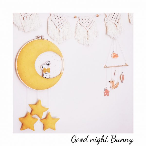 hoop decoration bunny moon