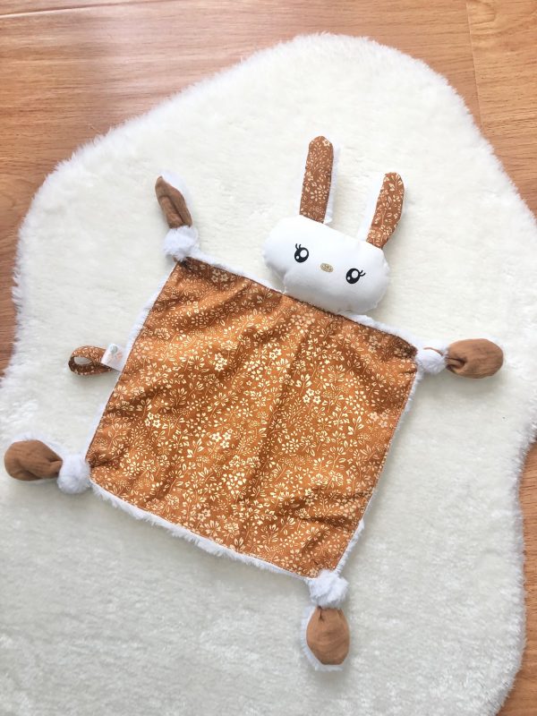 bunny comforter lovey lapeenoo