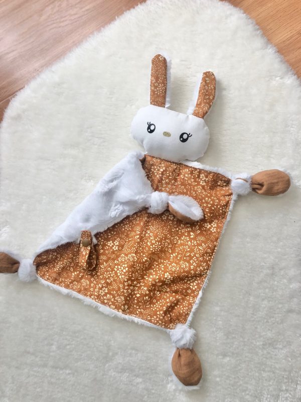 bunny comforter lovey lapeenoo